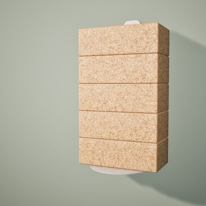 Mache White Yoga Block Wall Bracket, White