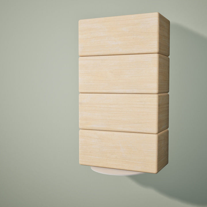 Mache White Yoga Block Wall Bracket, White