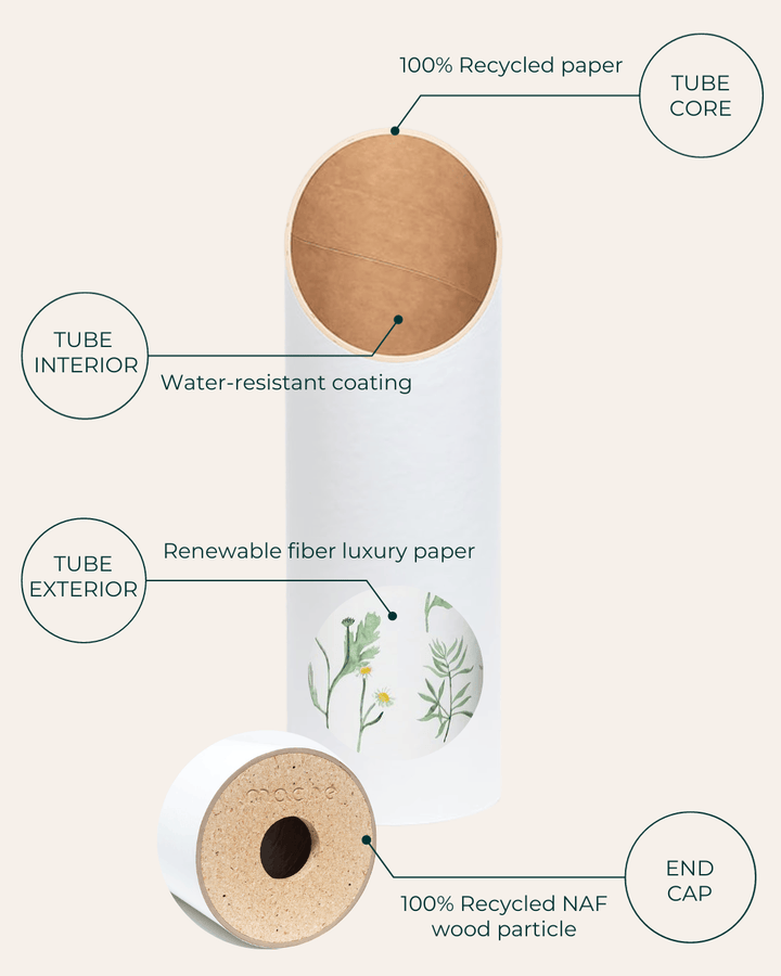 Mache Yoga Mat Storage Tube, With The Grain Collection