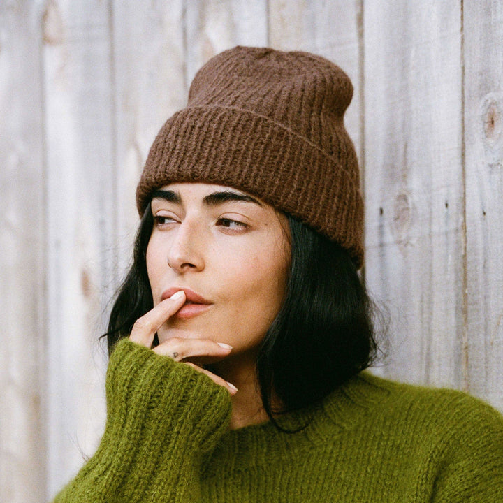 Made by Minga Cafe Alpaca Beanie - Solid