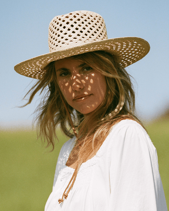 Made by Minga La Ranchera Cut-Out Straw Hat