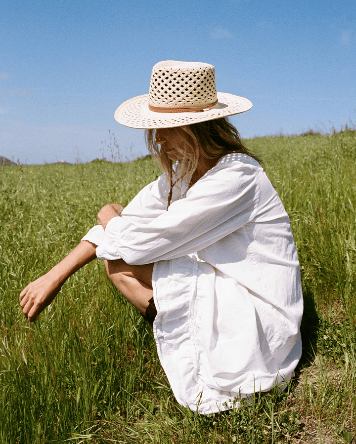 Made by Minga La Ranchera Cut-Out Straw Hat
