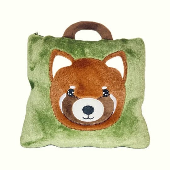 Me O My Earth Red Panda Plush Suitcase Blanket