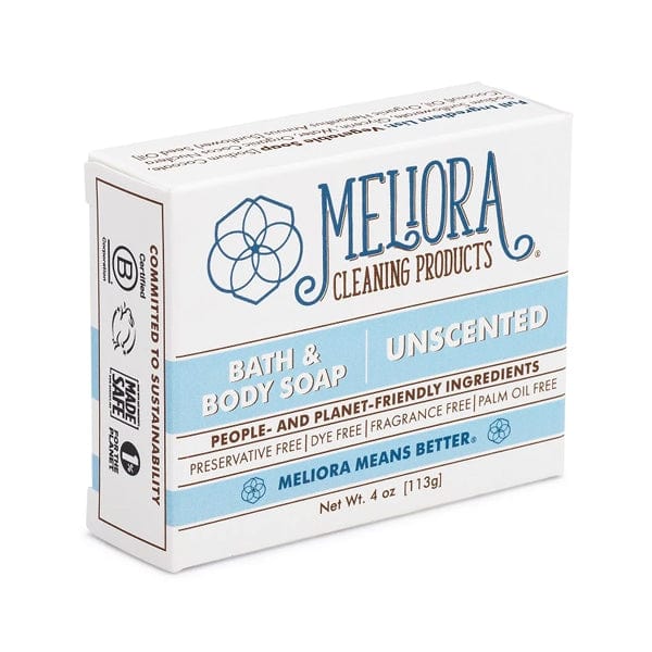 Meliora 3 pack / Unscented Organic Bath & Body Castile Soap Bar