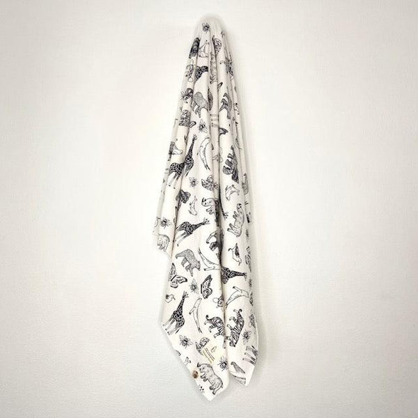 MeOMyEarth Animal Kingdom Swaddle Blanket