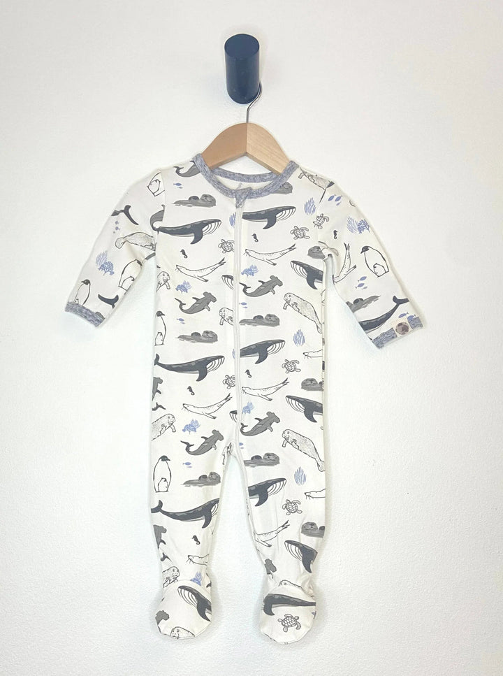 MeOMyEarth Marine Life Footie – Made from Eco-Friendly Fabric
