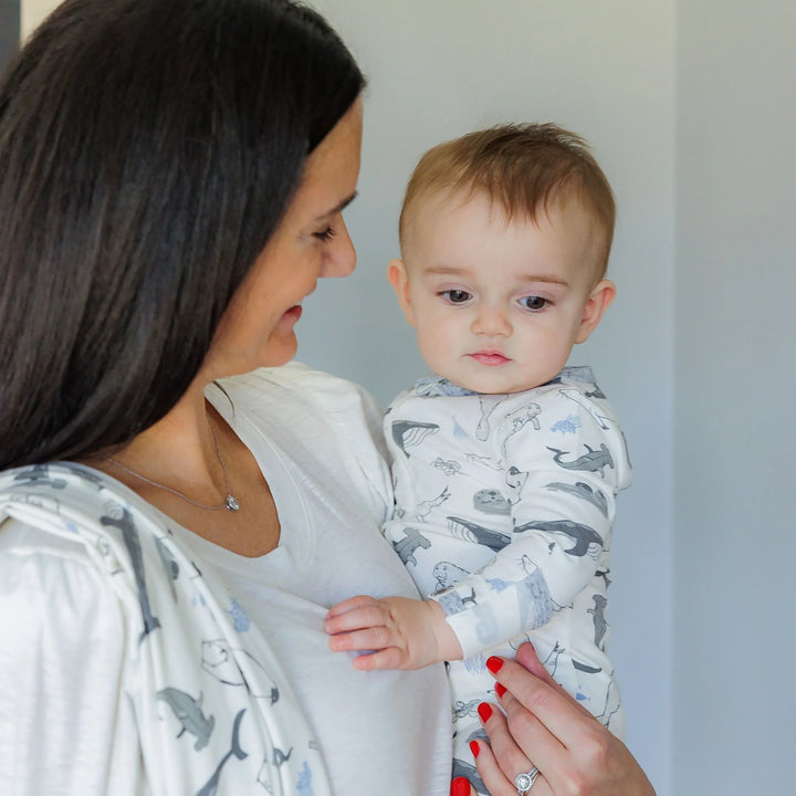 MeOMyEarth Marine Life Footie – Made from Eco-Friendly Fabric