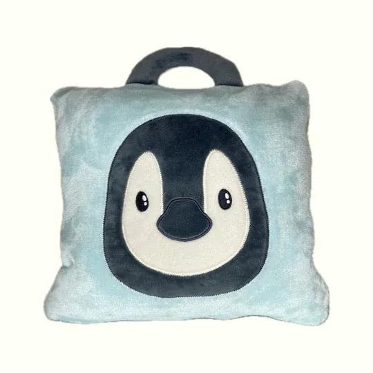 MeOMyEarth Plush Penguin case with attached blanket inside