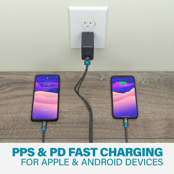 Nimble Charcoal WALLY Wall Charger