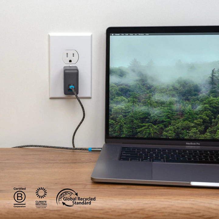 Nimble Charcoal WALLY Wall Charger