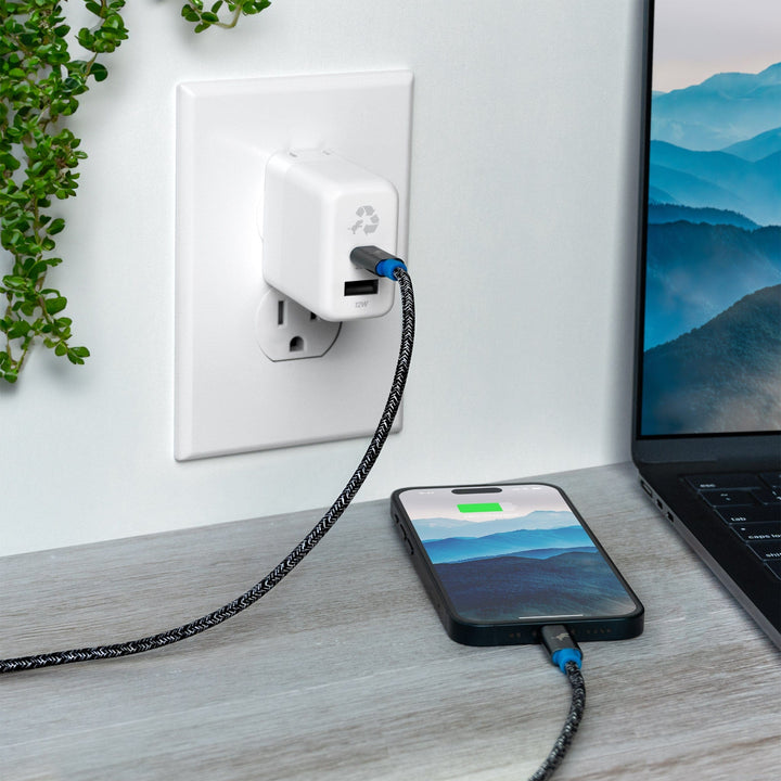 Nimble Polar White WALLY Duo 32W Wall Charger