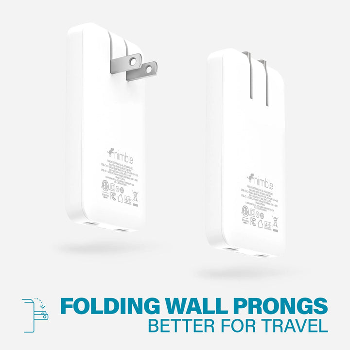 Nimble Polar White WALLY Ultra 65W Wall Charger