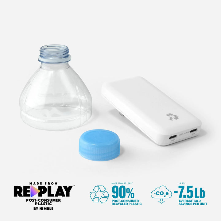 Nimble Polar White WALLY Ultra 65W Wall Charger