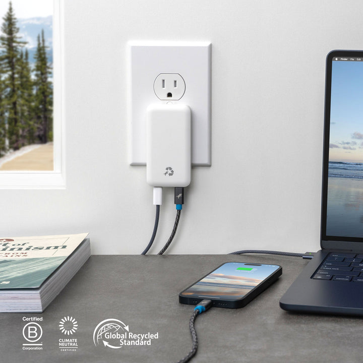 Nimble Polar White WALLY Ultra 65W Wall Charger