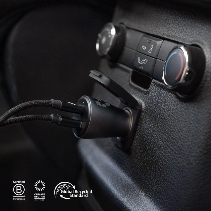 Nimble Space Gray RALLY 42 Car Charger