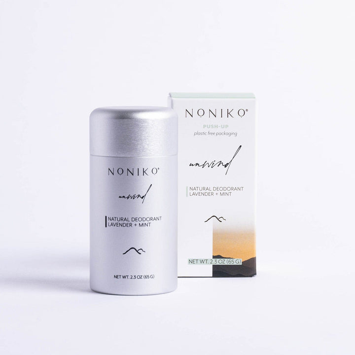 Noniko Skin Zero Waste Natural Deodorant Push-Up, Recyclable, 2.3oz