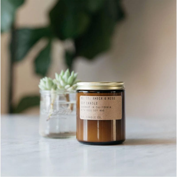 P.F. Candle Co. Amber + Moss Soy Candle