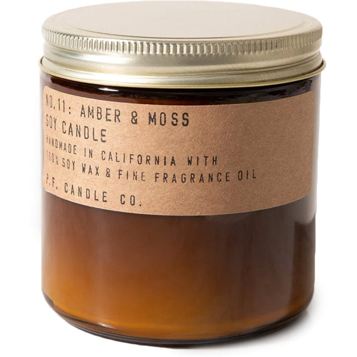 P.F. Candle Co. Large 12.5oz Amber + Moss Soy Candle