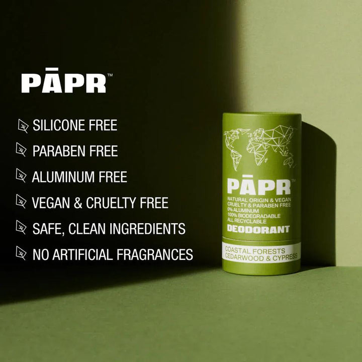 Paper Cosmetics Paper Cosmetics Deodorant - Coastal Forests, Vegan, Aluminum-Free