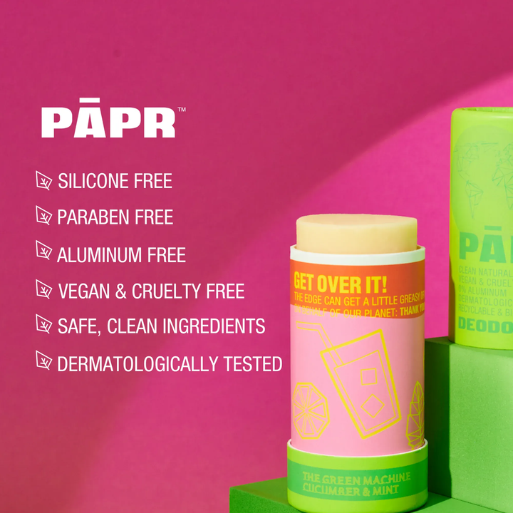 Paper Cosmetics Paper Cosmetics Deodorant - Green Machine, Vegan, Aluminum-Free