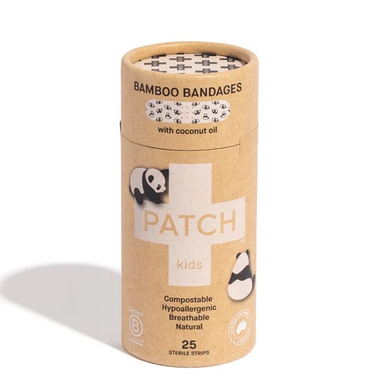 PATCH Coconut Oil Compostable Bamboo Bandages - 25 Count