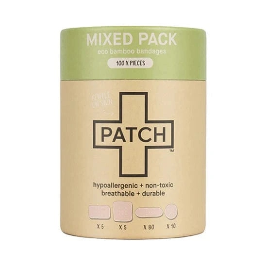 PATCH Natural Bamboo Bandages Mixed 100 Pack