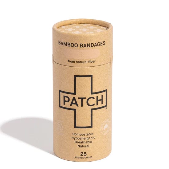 PATCH Natural Compostable Bamboo Bandages - 25 Count
