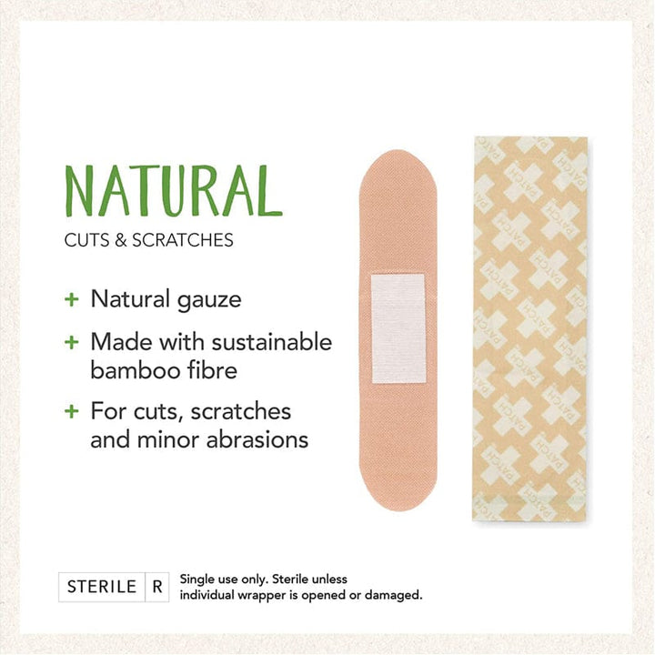 PATCH Natural Compostable Bamboo Bandages 25ct