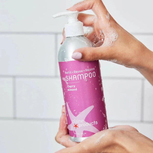 Plaine Products Cherry Almond / 16oz Pump (+$0.75) Refillable Shampoo