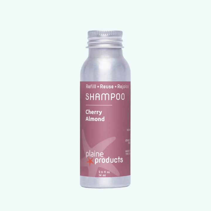 Plaine Products Cherry Almond / 2.5 oz / No Pump (Refill) Refillable Shampoo 16oz, 2.5oz
