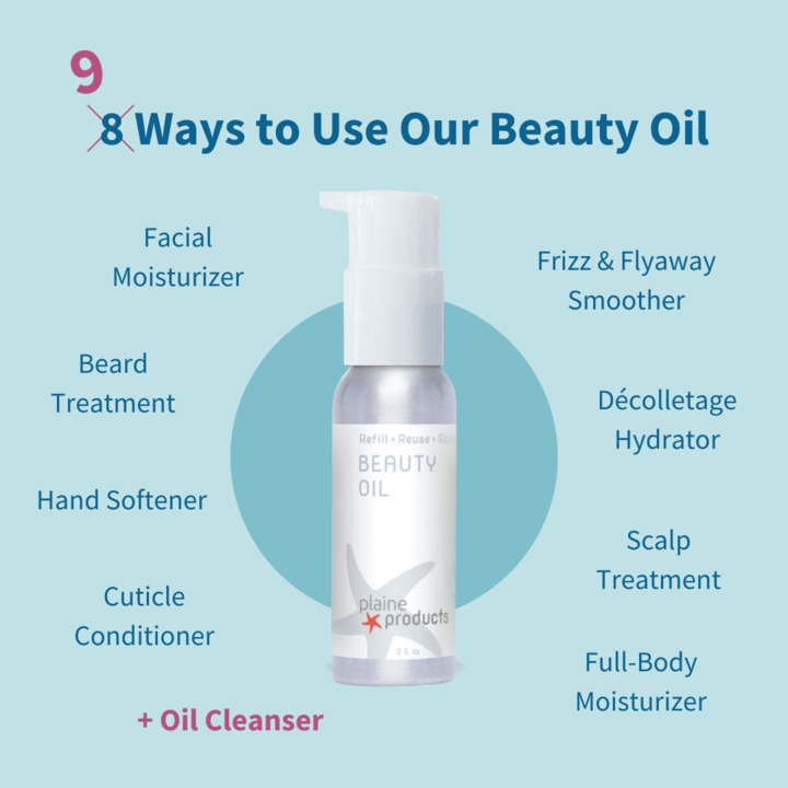 Plaine Products Refillable Beauty Oil
