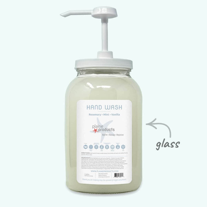 Plaine Products Rosemary Mint Vanilla / 1 gal / Gallon Pump (+15.00) Hand Wash