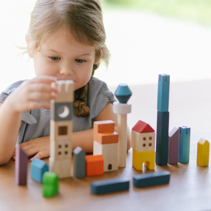 PlanToys USA Cityscape Blocks