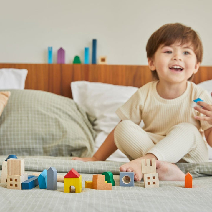 PlanToys USA Cityscape Blocks