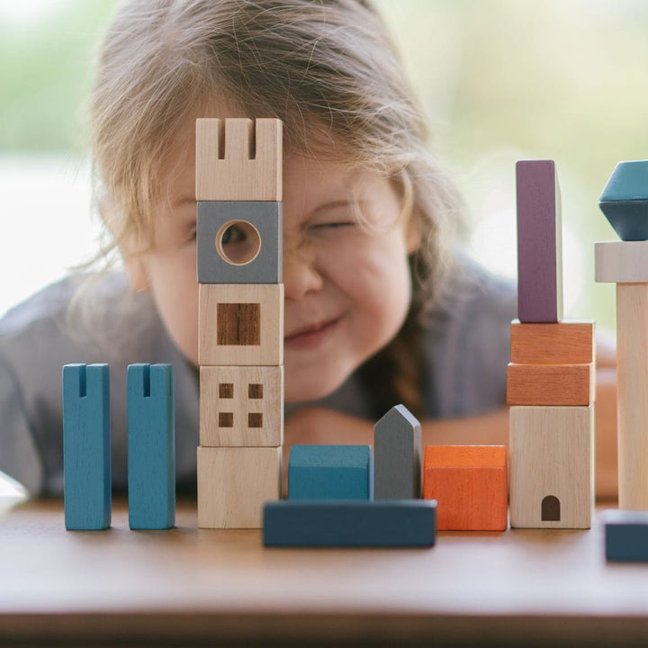 PlanToys USA Cityscape Blocks