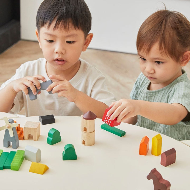 PlanToys USA Country Blocks