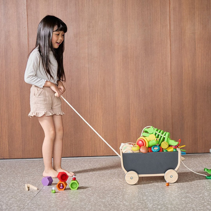 PlanToys USA Wagon - Black