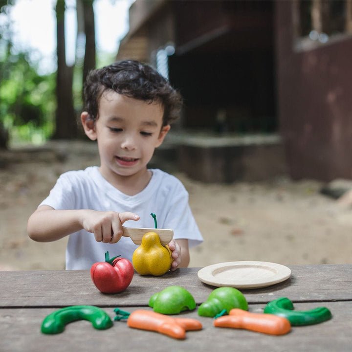 PlanToys USA Wonky Fruit & Vegetables