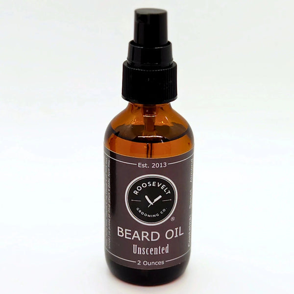 Roosevelt Grooming Company Unscented / Dropper Bottle Natural Beard Oil