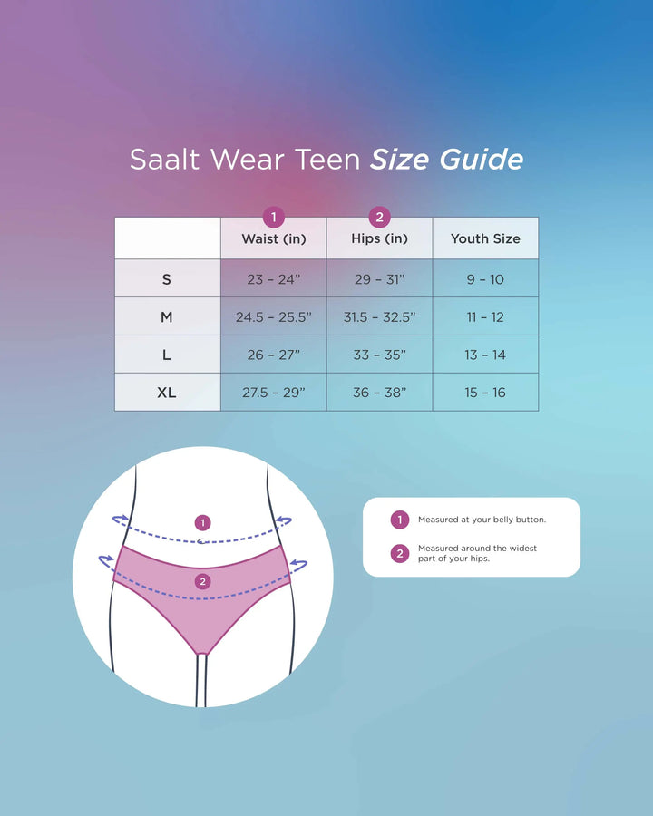 Saalt Leakproof Teen Brief