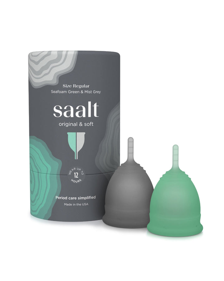 Saalt Twin Pack – Menstrual Cups (Original + Soft)
