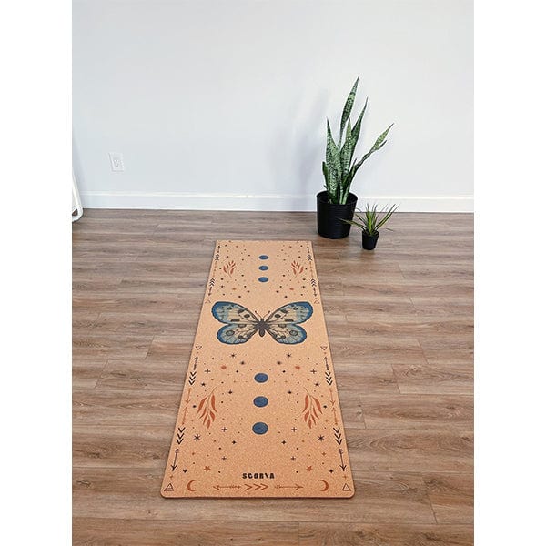 Scoria Butterfly Cork Yoga Mat 4.5mm
