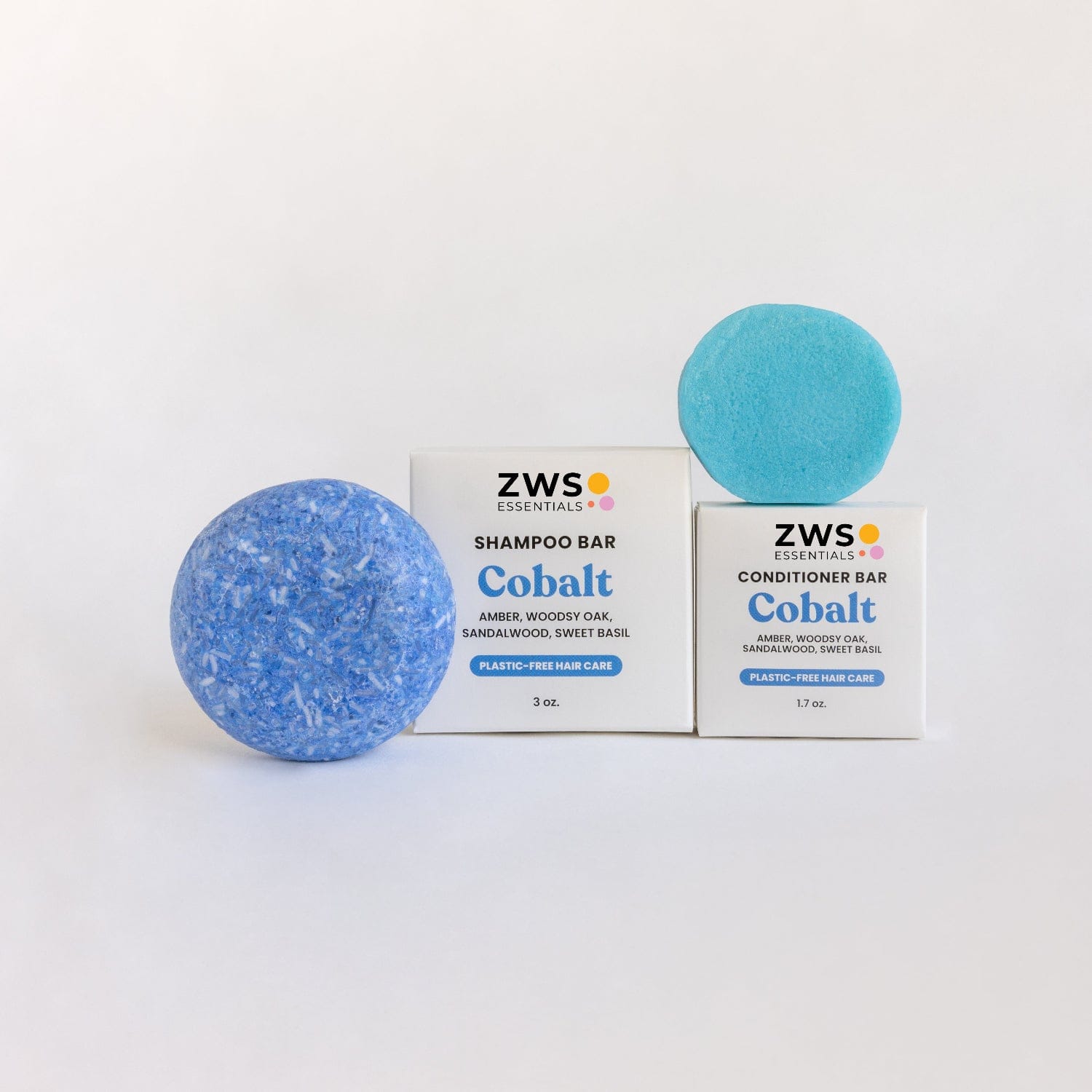 Shampoo & Conditioner Bar Duo - Cobalt