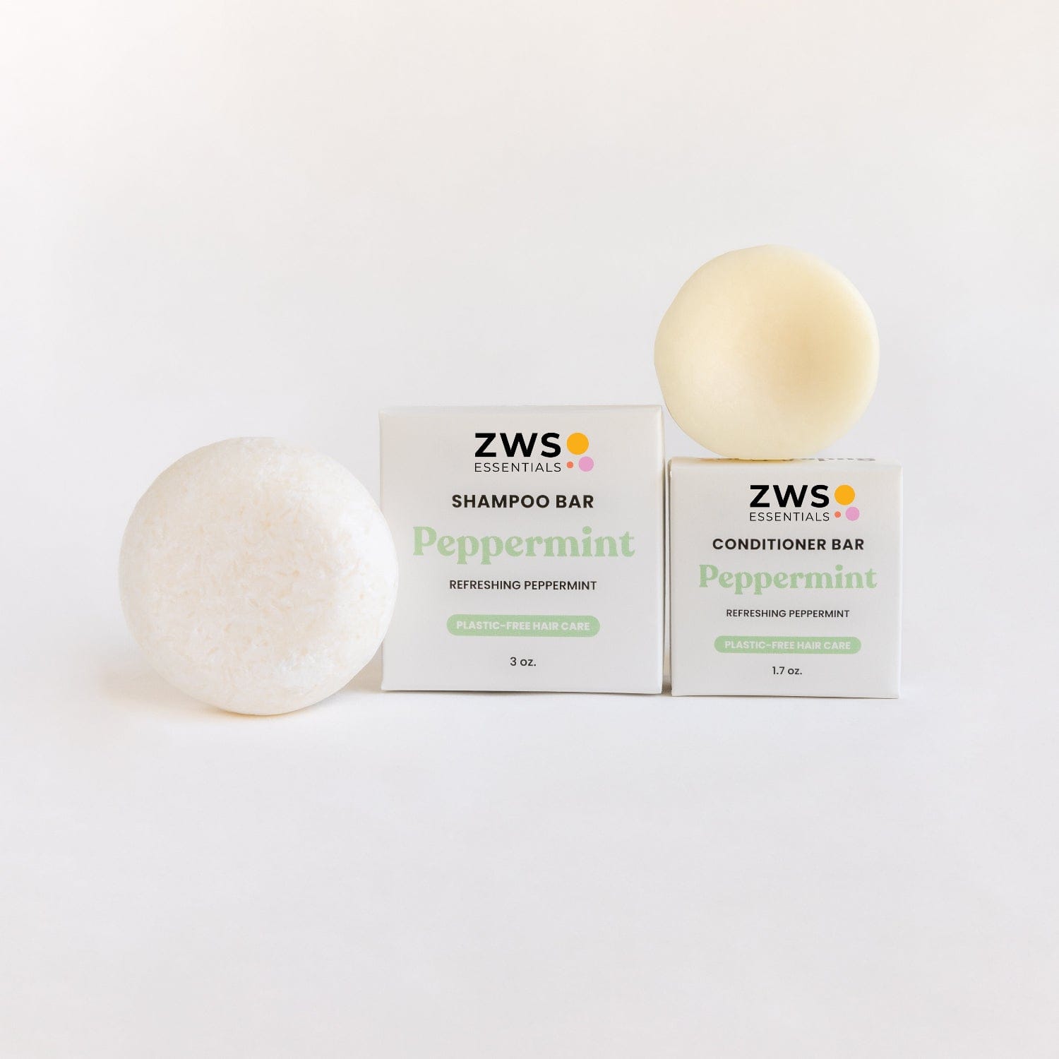 Shampoo & Conditioner Bar Duo - Peppermint Breeze