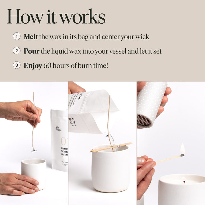 Spa Candle Refill Set