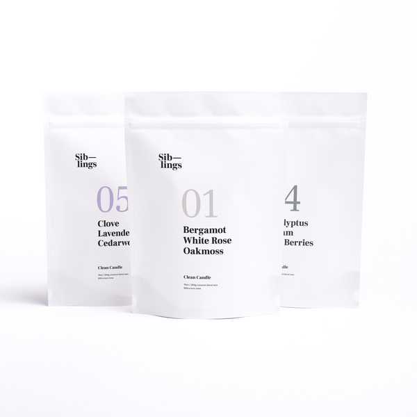 Candle Refill Pack – Set of 3