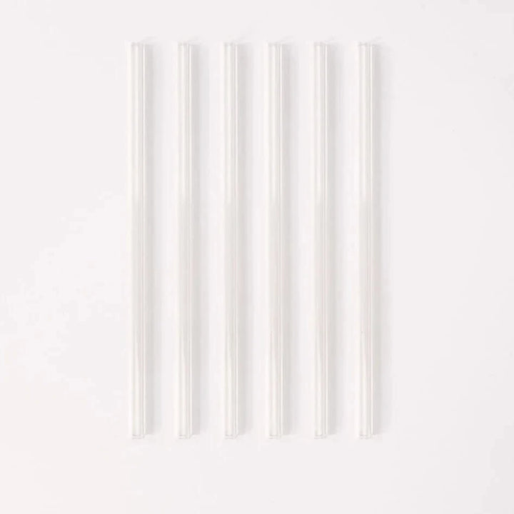 Straight Glass Straw Set, 6", 8" OR 10"