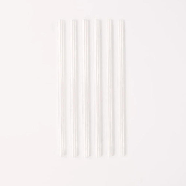 Simply Straws Classic 8" Glass Straw Set - Air