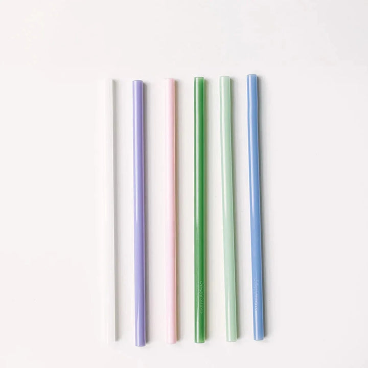 Straight Glass Straw Set, 6", 8" OR 10"