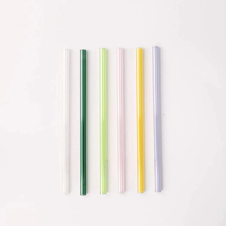 Straight Glass Straw Set, 6", 8" OR 10"